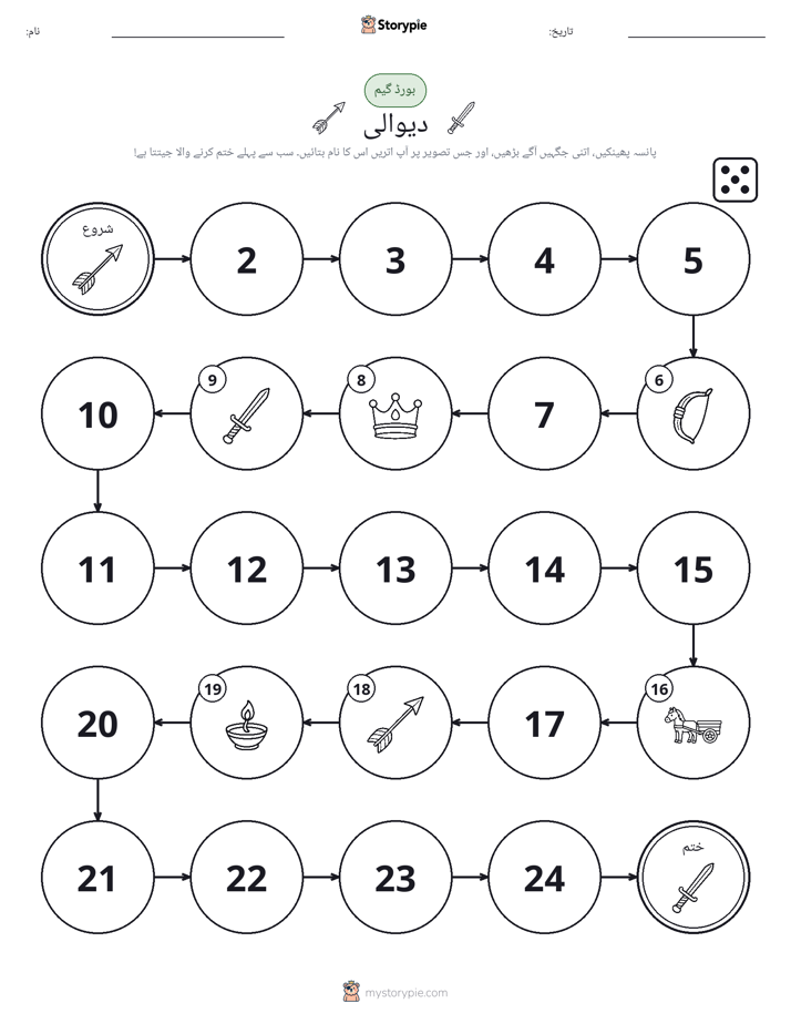 رول اور منتقل کریں کھیل