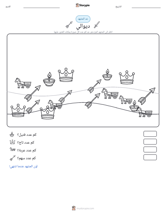مشهد العد