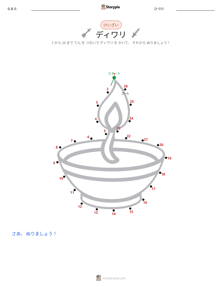 点つなぎ