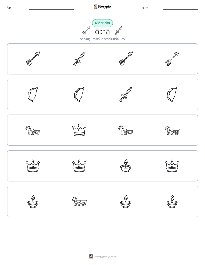ตัวที่แตกต่าง