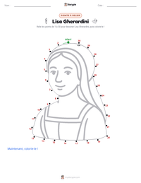 Aperçu de la feuille de travail imprimable Lisa Gherardini