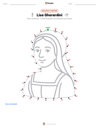 Anteprima della scheda stampabile di Lisa Gherardini