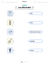 Lisa Gherardini printable worksheet preview