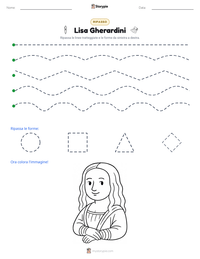 Anteprima della scheda stampabile di Lisa Gherardini