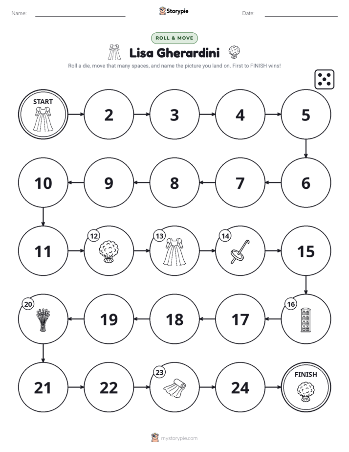 Roll & Move Game