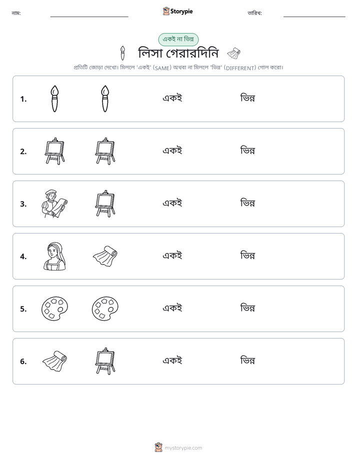 একই বা ভিন্ন