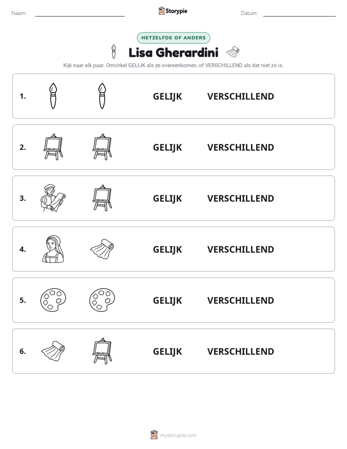 Zelfde of Verschillend
