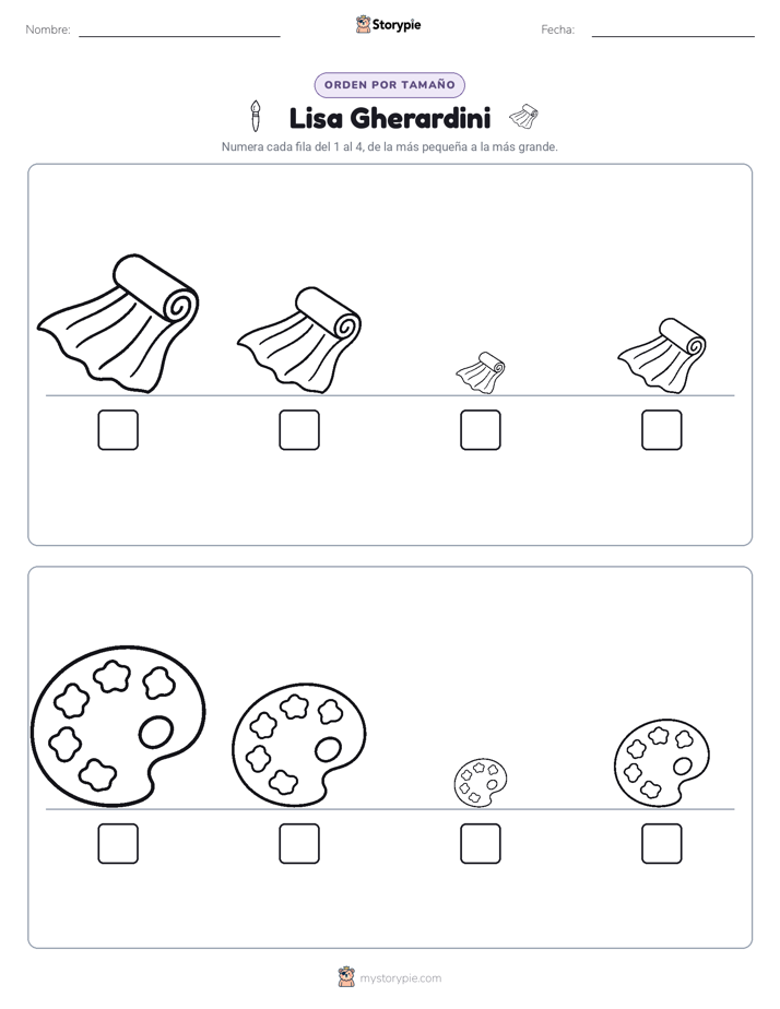 Orden de Tamaños