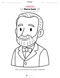Pierre Curie printable worksheet preview