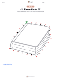 Pierre Curie printable worksheet preview