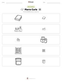 Pierre Curie printable worksheet preview