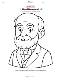 Henri Becquerel printable worksheet preview