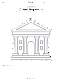 Henri Becquerel printable worksheet preview