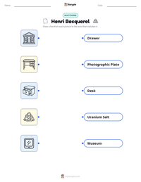 Henri Becquerel printable worksheet preview