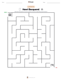 Aperçu de la feuille de travail imprimable Henri Becquerel