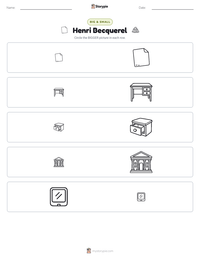 Henri Becquerel printable worksheet preview
