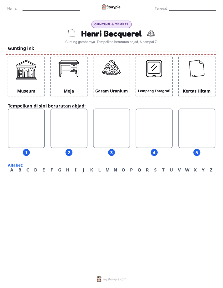 Potong & Tempel Huruf