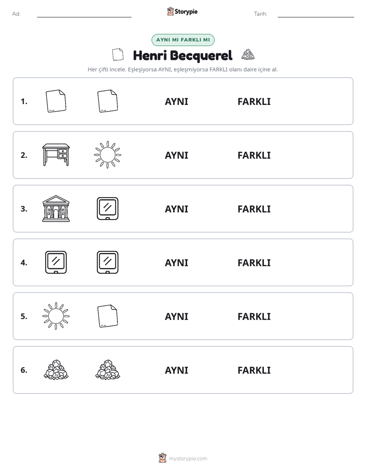 Aynı mı Farklı mı