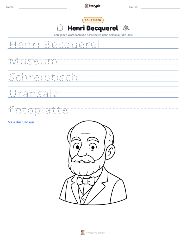 Schreibübung