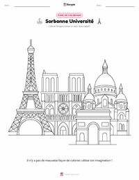 Aperçu de la feuille de travail imprimable Paris