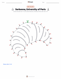 Sorbonne, University of Paris printable worksheet preview