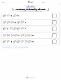 Sorbonne, University of Paris printable worksheet preview