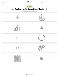 Sorbonne, University of Paris printable worksheet preview