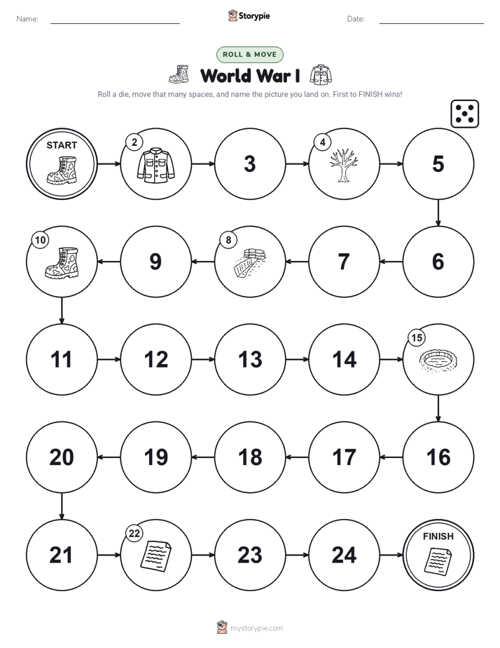 Roll & Move Game