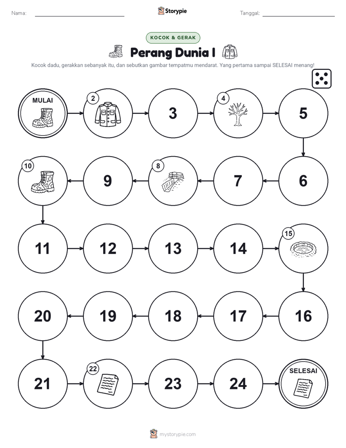 Permainan Gulung & Pindah