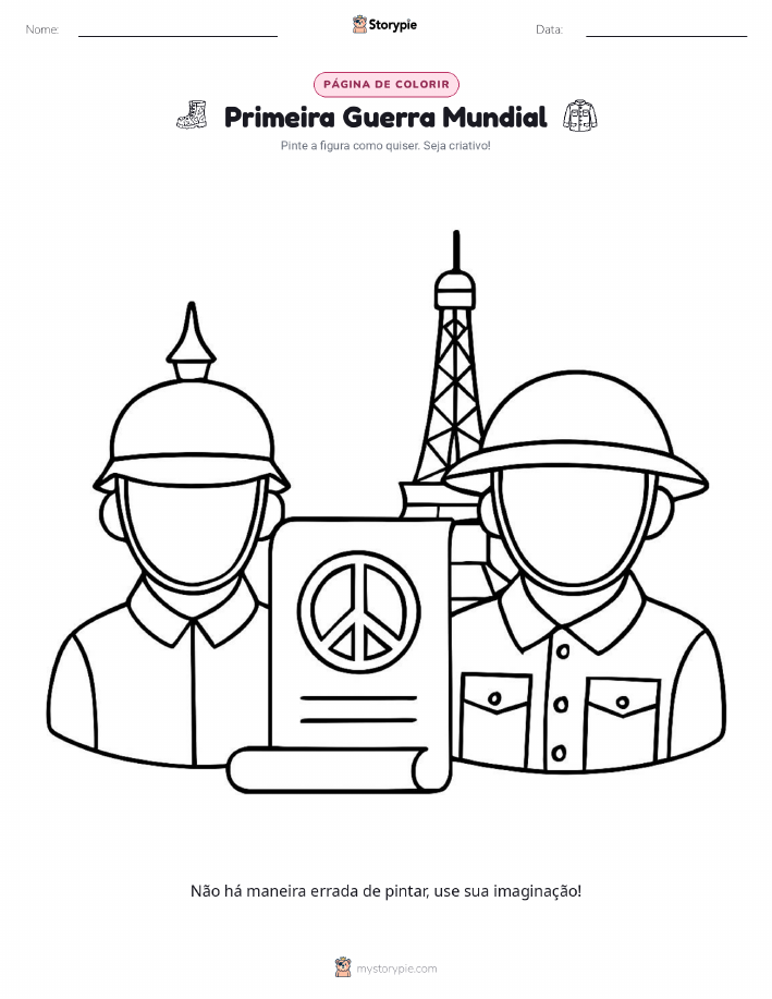 Página para colorir