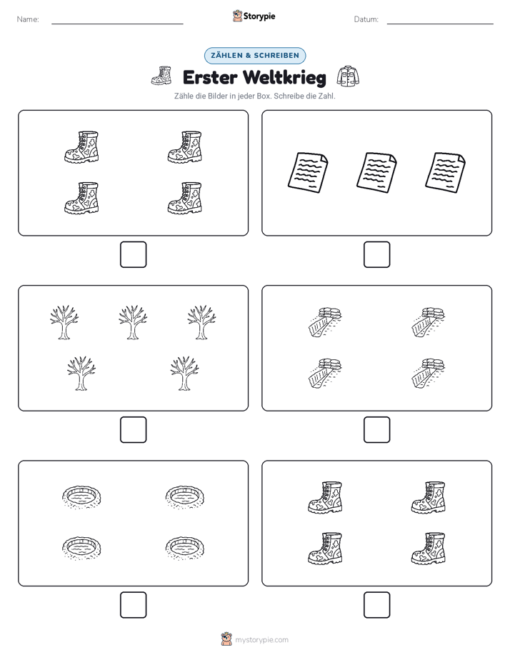 Zählen & Schreiben