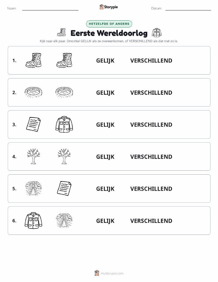Zelfde of Verschillend
