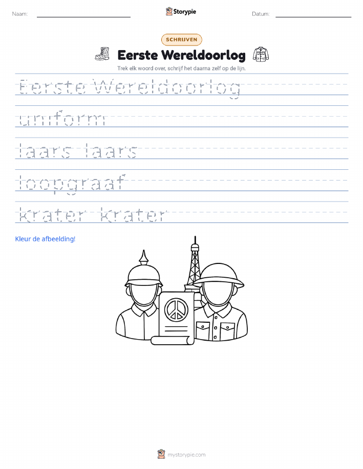 Schrijf Oefening