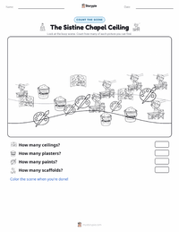 The Sistine Chapel Ceiling printable worksheet preview