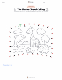 The Sistine Chapel Ceiling printable worksheet preview
