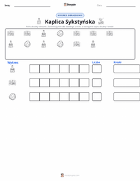 Podgląd drukowalnego arkusza ćwiczeń Sklepienie Kaplicy Sykstyńskiej