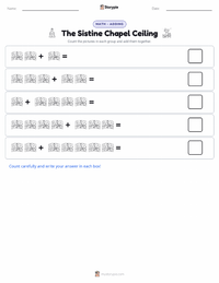 The Sistine Chapel Ceiling printable worksheet preview