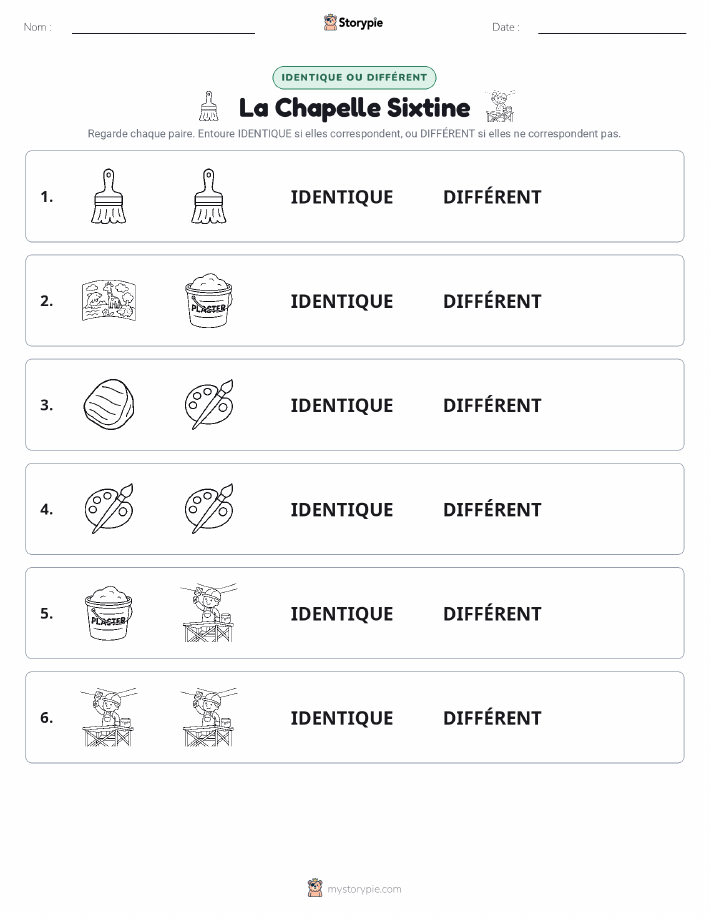 Identique ou Différent