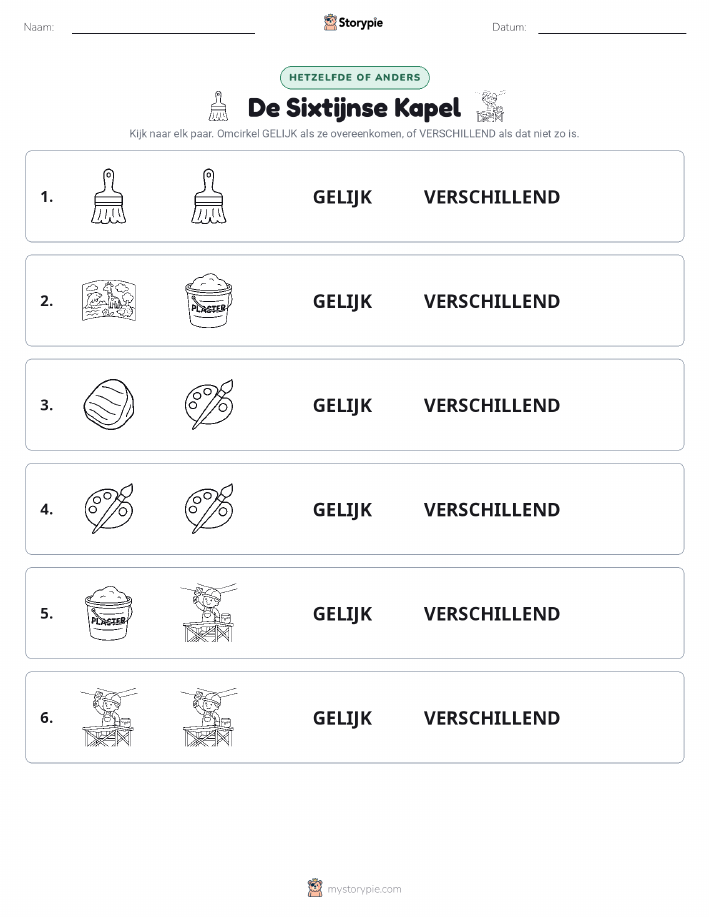 Zelfde of Verschillend