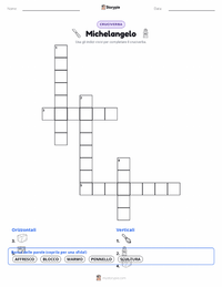 Anteprima della scheda stampabile di Michelangelo