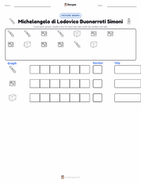 Michelangelo di Lodovico Buonarroti Simoni printable worksheet preview