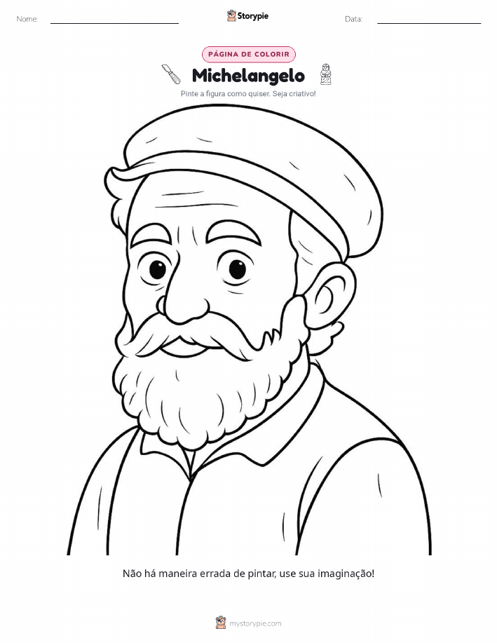 Página para colorir