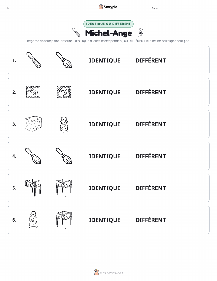 Identique ou Différent