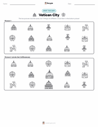 Vatican City printable worksheet preview