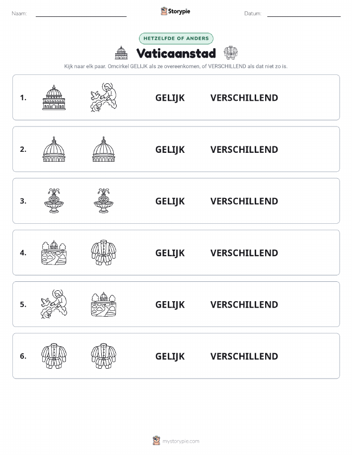 Zelfde of Verschillend