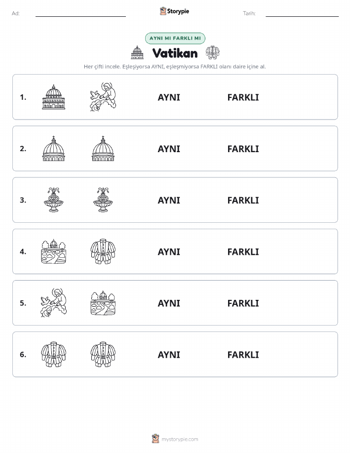 Aynı mı Farklı mı
