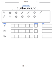 Mileva Marić printable worksheet preview