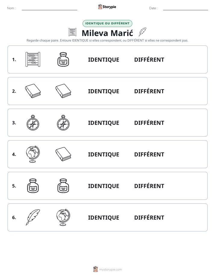 Identique ou Différent