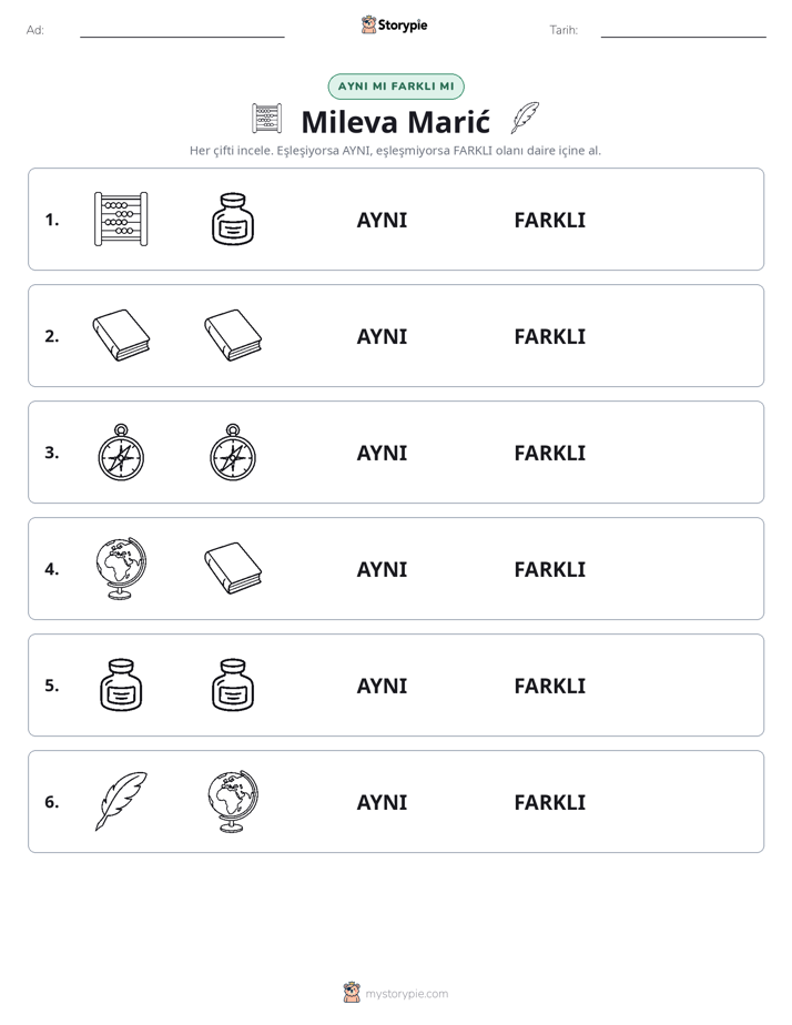 Aynı mı Farklı mı
