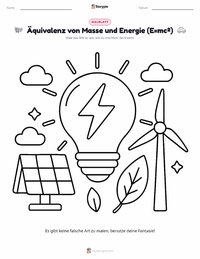Energie Malvorlage für Kinder